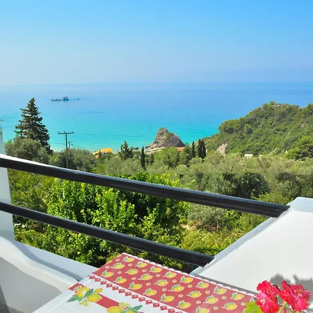 With Large Swimming Pool And Sea View At Beach, Corfu * Pelekas
