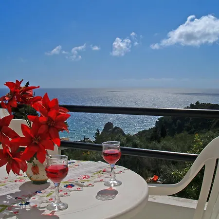 With Large Swimming Pool And Sea View At Beach, Corfu *