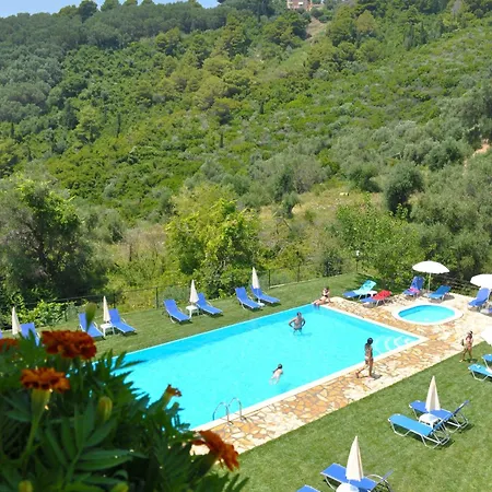 With Large Swimming Pool And Sea View At Beach, Corfu