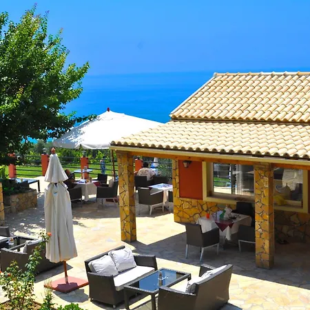 With Large Swimming Pool And Sea View At Beach, Corfu * Pelekas