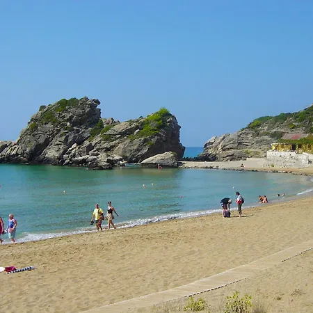 With Large Swimming Pool And Sea View At Beach, Corfu
