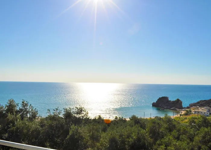 With Large Swimming Pool And Sea View At Beach, Corfu *